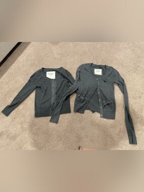 [BUNDLE] Abercrombie & Fitch Women’s Gray Button Cardigans, size XS